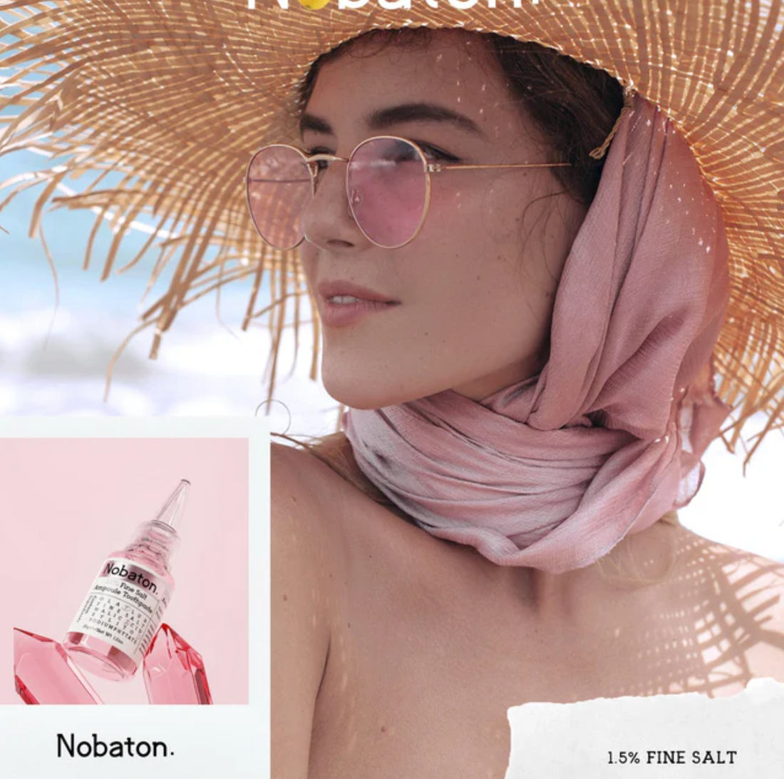 敏感な歯にもやさしい Nobaton ソルテッドミントのやわらかな輝きケア